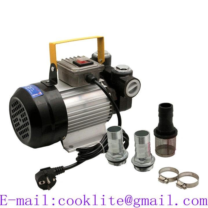 220V Engine Oil Transfer Gear Pump Motor 550W 20L/Min
