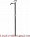 316 Stainless Steel Vertical Lift Hand Drum Pump for Transferring Aggressive Chemicals