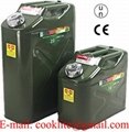 Jerry Can Gasoline Oil Fuel Can Gas Storage Tank Horizontal