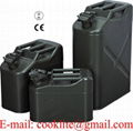 Jerry Can Nato Metal Gas Gasoline 5/10/20L Can Military Style Type Steel Jerry Cans for Carrying Petrol Diesel Fuel Ammo Box