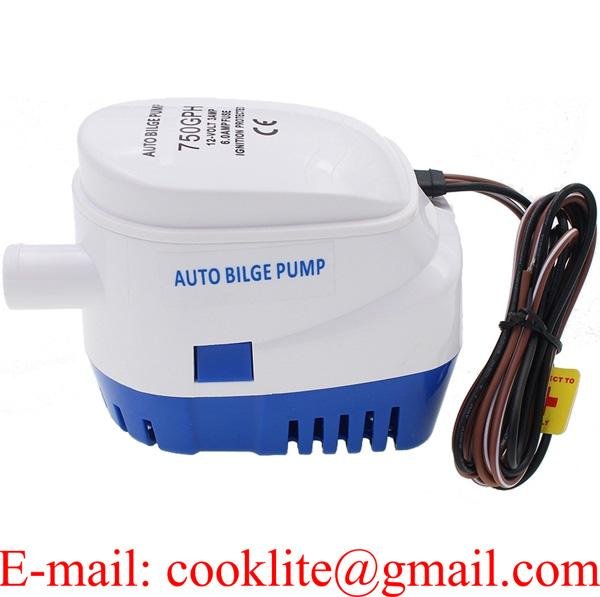 Submersible Marine Boat Automatic Bilge Pump with Auto Switch 750 Gph 12V 24V