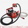Mobile 12V 24V Electric Oil Diesel Fuel Transfer / Dispensing Pump Assembly Small Wall-Mounted Fuel Dispenser Mini Gas Station