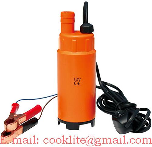 DC 12V 24V Car Truck Diesel Fuel Water Oil Submersible Transfer Pump with on-off Switch Mini Refueling