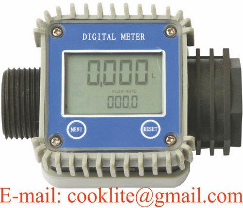 Turbine Electronic Adblue/Def/Urea Chemical Flow Meter K24 1 Inch Digital Diesel Water Flowmeter 1"