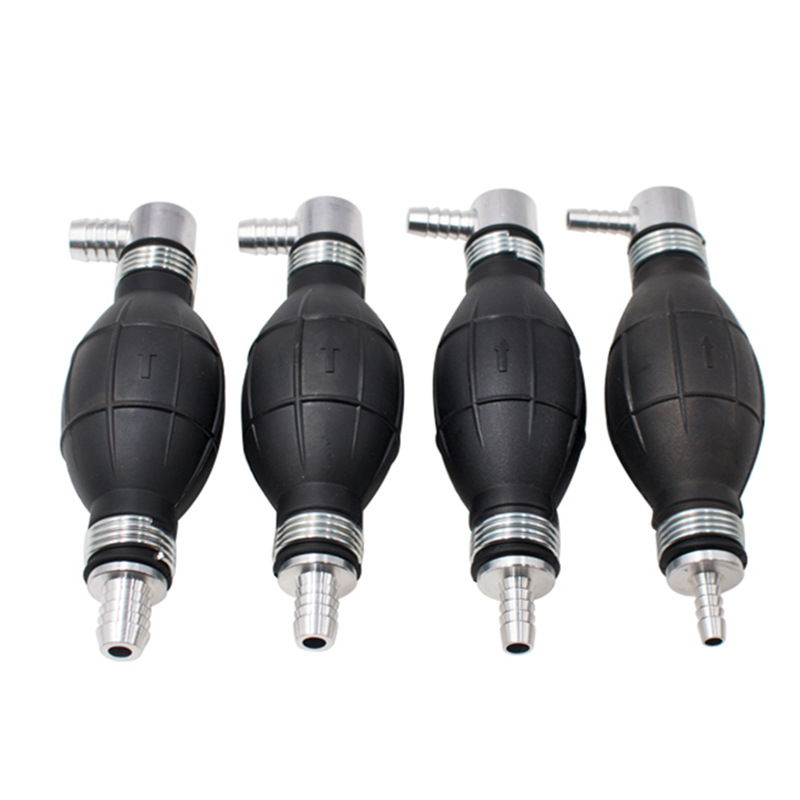 Siphon Pump ID 6mm 8mm 10mm 12mm Line NBR Rubber Aluminum Manual Primer Bulb Oil Diesel Petrol Transfer Hand Fuel Pump