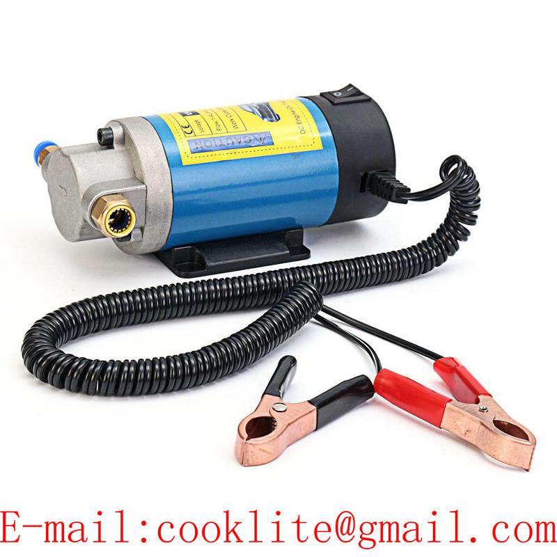 Auto Car Truck Repair Maintenance Tools - Electric 12V 100W Engine Oil Transfer Extractor Pump Fluid Diesel Suction Change