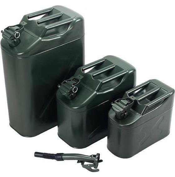 Jerry Can 5 10 20 Liter Gas Fuel Steel Tank Storage Cans 5/10/20L Petrol Diesel Jerry Cans