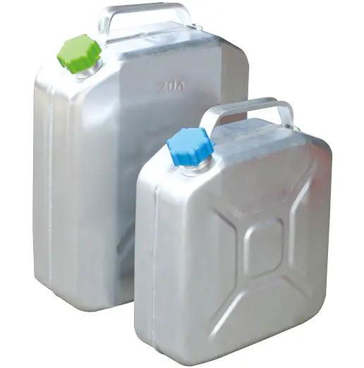 10L/20L Jerry Can Gas Fuel Oil Aluminum Tank Water Carrier With Spout