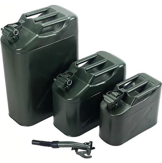 Oil Safe Transport Container Metal Fuel Jerry Can 5L/10L/20L OEM Tin Can 5 Liter Tin Canisters Small Metal Storage Tin Gasoline