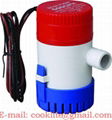 DC Marine Pump 12V 24V Big Flow Submersible Bilge Pump 500GPH Boat Kayak Yacht Water Ocean Sea