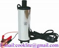 24V Mini Submersible Diesel Fuel Water Transfer Pump - 38mm 20L/Min - Stainless Steel