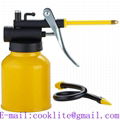 Hand-held Lubricating Oil Pump 250CC Handy Pistol Oiler Hydraulic Thumb Pump Metal Oil Can Lubrication Tools