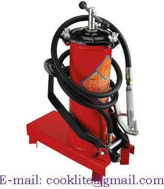 Foot operated grease pump dispenser 10L high pressure pedal lubricator