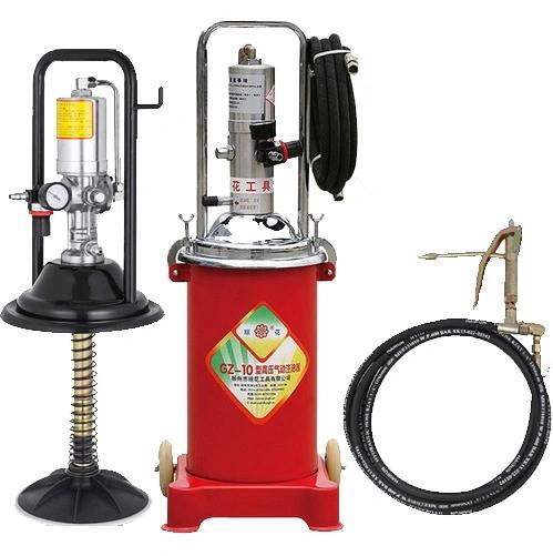 Pneumatic Grease Pump 12L High pressure Air-operated Grease Pump Lubrication Bucket