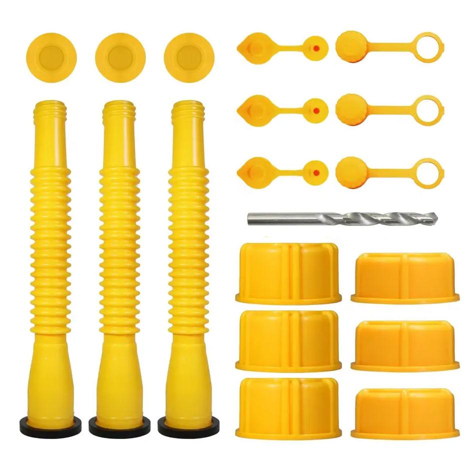 Replacement Fuel Can Nozzle and Vent Set Ez-Pour Gas Can Spout Kits