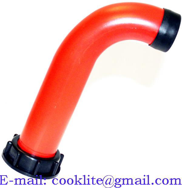 IBC Oil/Fuel/Water Tank 2'' Extension Pour Spout Plastic Hose Pipe Nozzle Outlet Elbow Tap Cap Lid (2" S60 x 60mm)