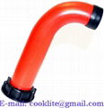 IBC Oil/Fuel/Water Tank 2   Extension Pour Spout Plastic Hose Pipe Nozzle Outlet Elbow Tap Cap Lid (2" S60 x 60mm)