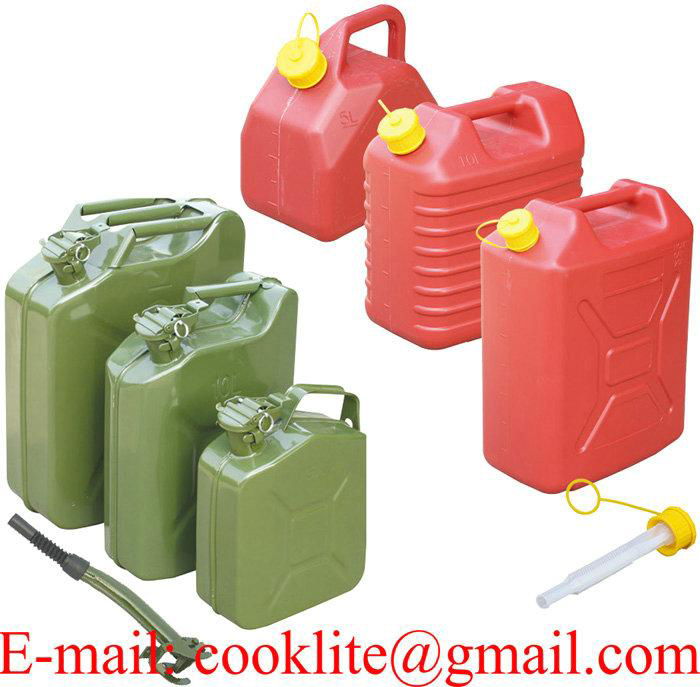 NATO Metal Jerry Fuel Can Steel Diesel Gasoline Tank 5L/10L/20L