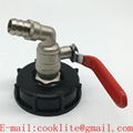 IBC Tote Tank Drain Adapter Threaded Cap Lid Garden Hose Connector 3/4 Inch Tap Faucet IBC Spare Parts Accessories