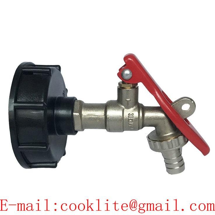 IBC Butterfly Valve For Garden Irrigation IBC Tank Adapter Container Fitting 5