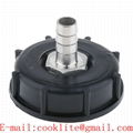 PP IBC Tank Adapter/Coupling DIN 61 Adaptor Plastic Pipe Tube Fittings Connector with 1" Hose Barb