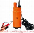 DC 12V 24V Electric Water Submersible Intank Fuel Diesel Pump Oil Liquid 3/4 Inch Hose - Plastic