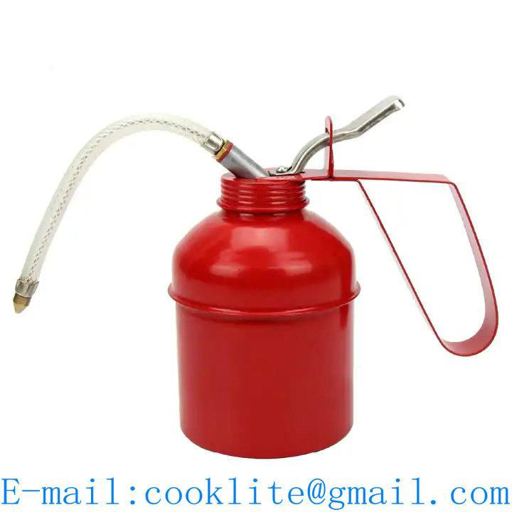 Metal Can High Pressure Oil Dispenser Can 300ML 500ML Feed Oil Pot Pump