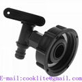 2" S60x6 IBC Water Tank Garden Hose Adapter Fittings With Switch / IBC Faucet Tap Spigot