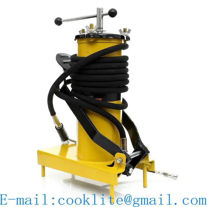 High pressure equipment portable foot grease pump lubrication bucket - 6L Pedal Oiler