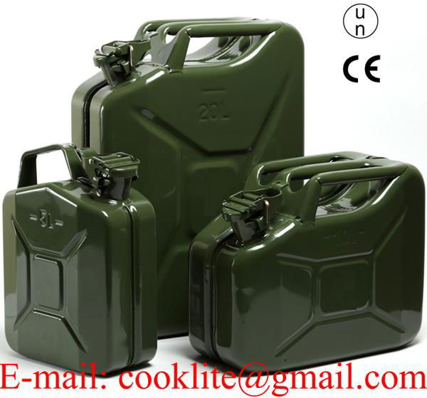 Metal Jerry Can 5L/10L/20L Jerry Can Steel Diesel Petrol Fuel Tank