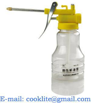 Metal Oiler Dispenser 250CC Hand Held Steel Lubricant Oil Can Hydraulic Finger 3