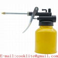 Steel Pistol Oiler Lever Hydraulic Pump Oil Can Dispenser Lubricating Lathe