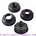 IBC Connector S60x6 IBC Tote Tank Valve Reducer 2" to 3/4", 2" to 1/2", 2" to 1" Plastic Fitting Adapter