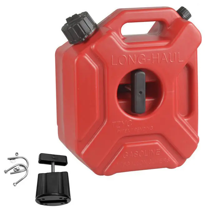 5 Litre Portable Motorcycle Fuel Container Plastic Gasoline Diesel Pack Water Carrier