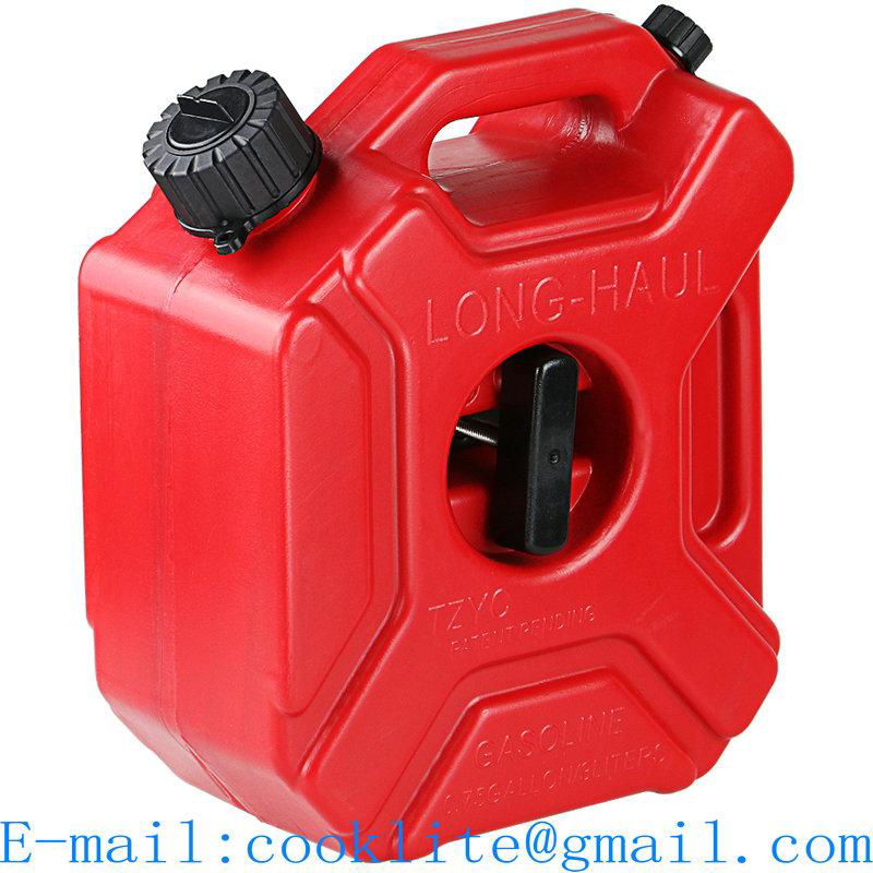 10L Plastic Jerry Can Portable Diesel Oil Fuel Tank for SUV ATV Car Motorcycle 4