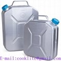 Aluminum Jerry Can Fuel Petrol Diesel Tank Portable Oil Water Container With Screw Cap