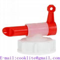 Plastic Jerry Can Pouring Nozzle/Spout DIN61 Self Venting Tap on Cap 25 Ltr Anti Glug Plastic Drum Tap