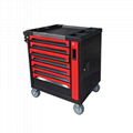 7 Drawers Rolling Tool Box Cabinet Chest Storage With Wheels 2