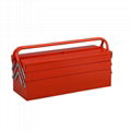 21" Heavy Duty Metal Cantilever Tool box With Two Handles 1