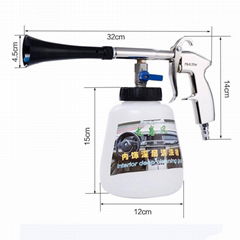 Car Cleaning Gun Car Wash Car Cleaning Foam Gun with 1L Foam Bottle Spray Nozzle