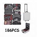 186PCS Aluminum Tool Case Kit With Tool