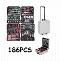 186PCS Aluminum Tool Case Kit With Tool sets