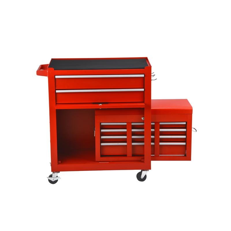 Chest Rolling Tool Box metal Cabinet Sliding Drawers Heavy Duty with 8 drawers 2