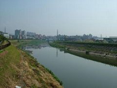 Gardening, stream bank clear weeding project