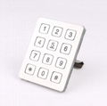 Weatherproof 3x4 rs232 numeric keypad