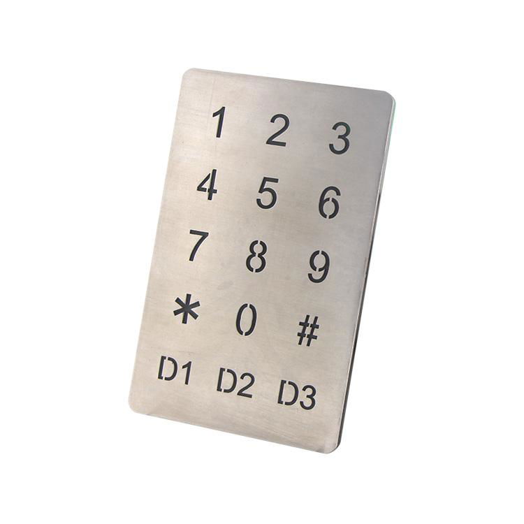Intercom doorbell keypad 15keys touch-screen control keypad