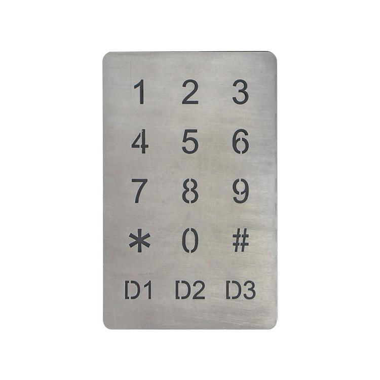 Intercom doorbell keypad 15keys touch-screen control keypad 4
