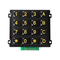 Industrial vandal proof zinc alloy keypad for fuel dispenser 3