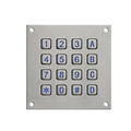 4x4 16 keys stainless steel LED