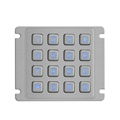 4x4 16 keys stainless steel LED backlight keypad  2